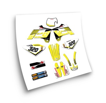 Gas Gas EC Motorbike Stickers Year 2002-2006 Yellow - Star Sam