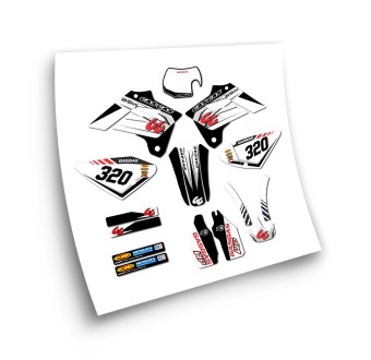 Stickers Moto Gas Gas CE Ano 2002 a 2006 Preto - Star Sam