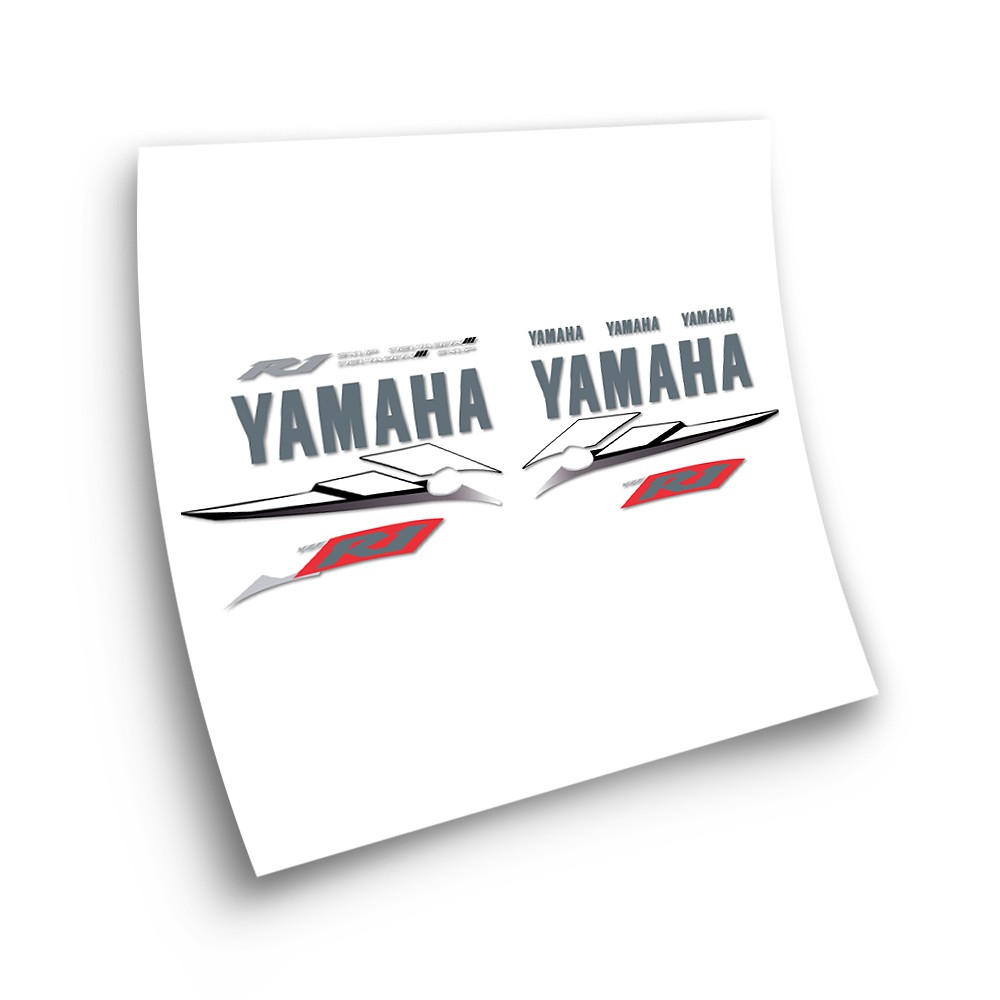 Autocollants Pour Motos Yamaha YZF R1 2003 Rouge - Star Sam
