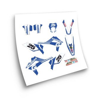 Autocollants Pour Motos Gas Gas EC 2012-2017 Mod 4 Bleu - Star Sam