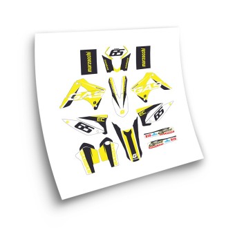 Gas Gas EC Motorbike Stickers Year 2010-2011 Yellow - Star Sam