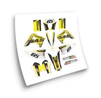 Adesivi Per Moto Gas Gas EC Modello 2 2010 a 2011 Giallo - Star Sam