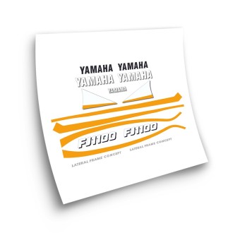 Αυτοκόλλητα ποδηλάτου δρόμου Yamaha FJ 1100 μαύρο - Star Sam