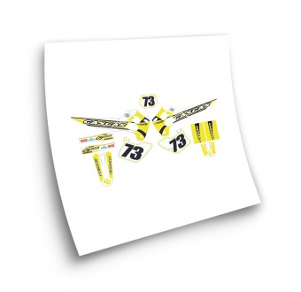 Gas Gas EC Mod 2 Motorbike Stickers 1998-2001 Yellow - Star Sam