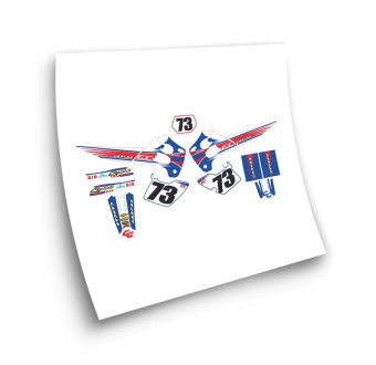 Stickers Moto Gas Gas Ano CE 1998 a 2001 Azul e Vermelho - Star Sam