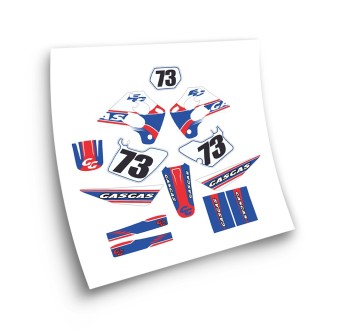 Gas Gas EC Mod3 Motorbike Stickers 1998-01 Blue-Red - Star Sam