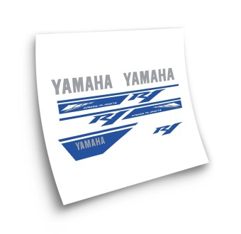 Pegatinas Para Moto Yamaha R1 Race Blue Año 2014 - Star Sam