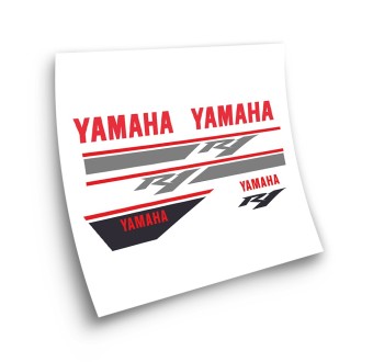 Naklejki na rower szosowy Yamaha R1 Rok 2014 Biały - Star Sam