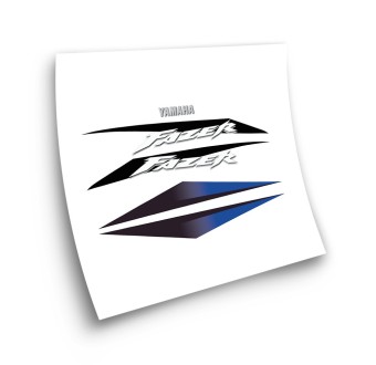 Stickers Moto Yamaha FZS 600 FAZER Ano 2002 a 2003 Azul - Star Sam