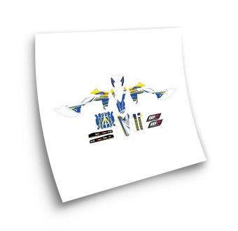 Sherco SE R Y SE F Motorbike Stickers 2013-2016 Blue - Star Sam