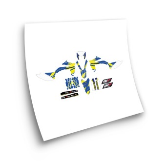 Sherco SE R Y SE F 6 Motorbike Stickers 2013-16 Blue - Star Sam