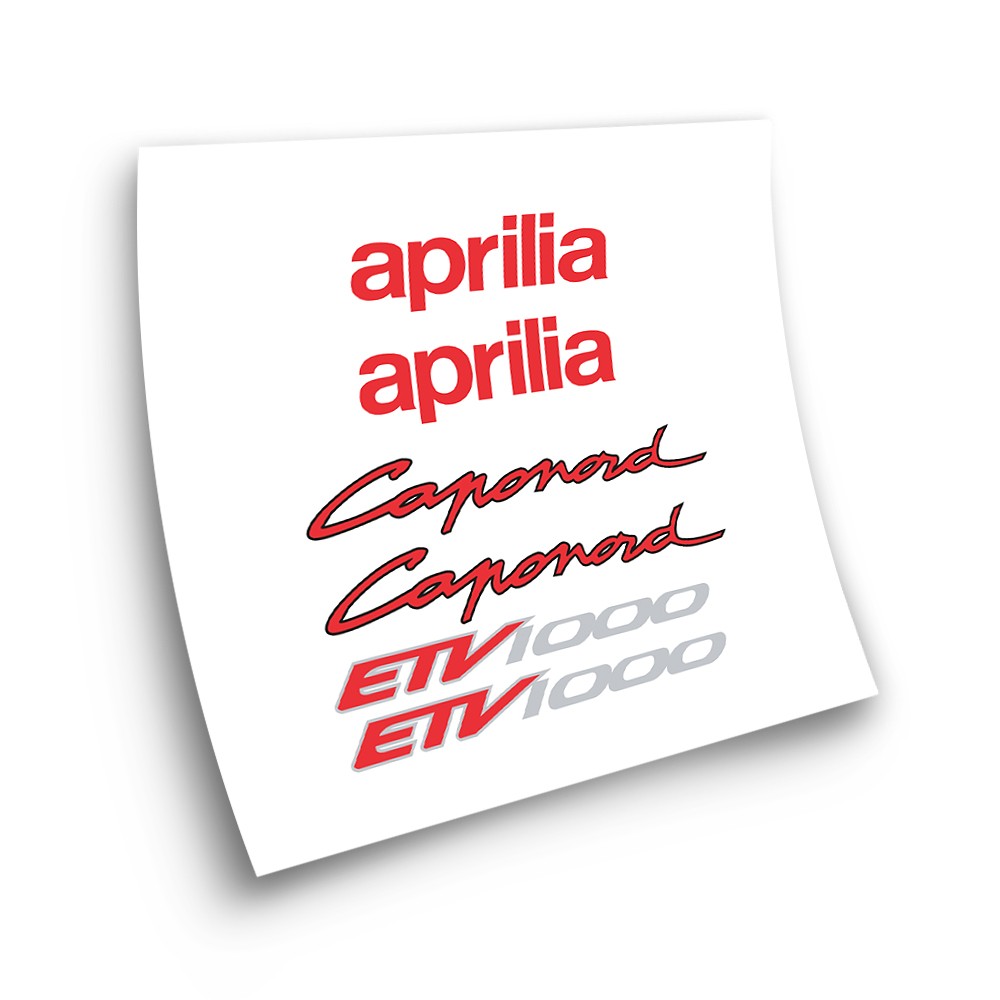 Stickers Moto Aprilia Caponord ETV 1000 Ano 2004 Preto - Star Sam