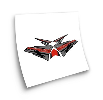 Yamaha XTZ 250 Motorbike Stickers Year 2014 Red Colour - Star Sam