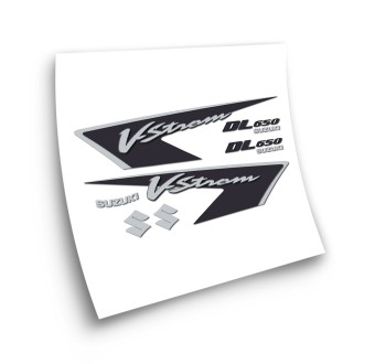 Suzuki V-Strom dl 650 Motorbike Stickers Year 2008 Red - Star Sam