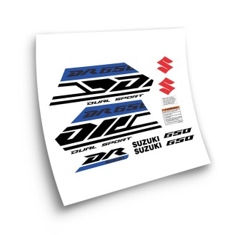 Suzuki DR 650 Dual Sport Motorbike Stickers Year 2020 - Star Sam