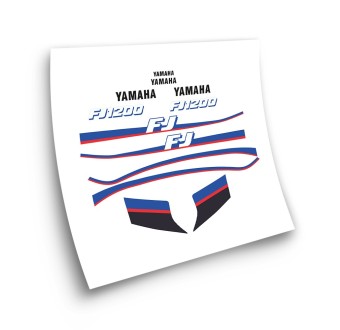 Yamaha FJ 1200  Motorbike Stickers  1990-91 Blue - Star Sam