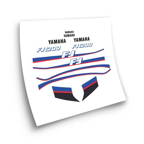 Pegatinas Para Moto Yamaha FJ 1200 1990 1991 Azul - Star Sam