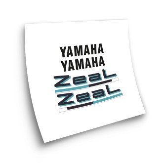 Yamaha Red FZX 250 Zeal Kit Motorbike Stickers - Star Sam