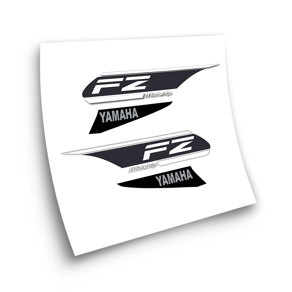 Yamaha FZS logo stickers in custom colors and sizes
