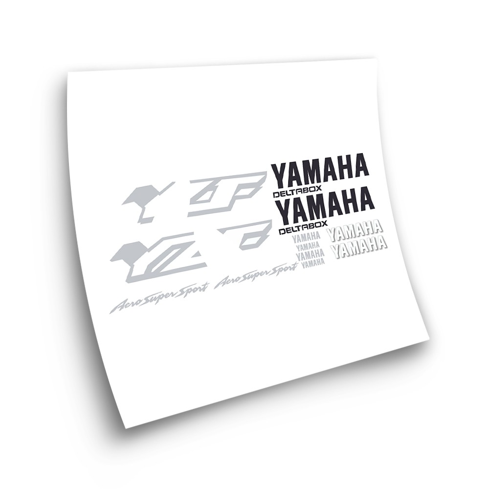 Αυτοκόλλητα Moto Yamaha YZF 600 R 1998-01 Μαύρο-γκρι-πορτοκαλί - Star Sam