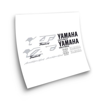 Yamaha YZF 600 R Motorbike Stickers Black-Yellow - Star Sam