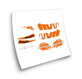 Malaguti Firefox F15 Scooter Motorbike Stickers- Star Sam