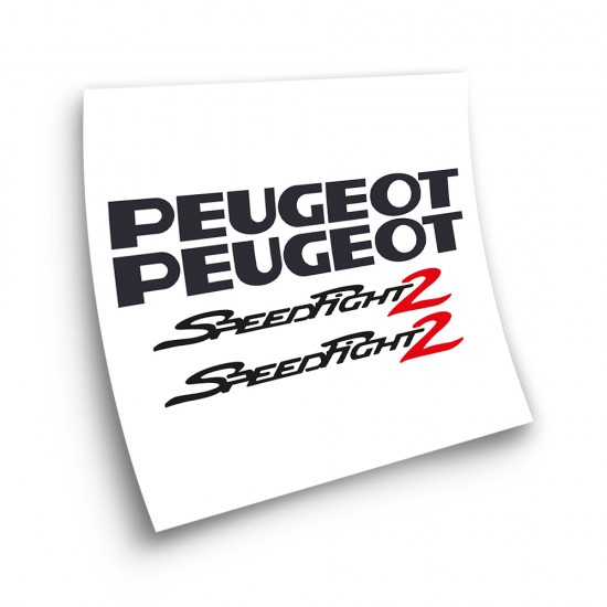 Pegatinas Para Moto Scooter Speedfight 2 Plata Peugeot - Star Sam