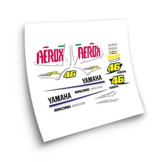 Yamaha Aerox Rossi Fiat Motorbike Stickers Year 2007 - Star Sam