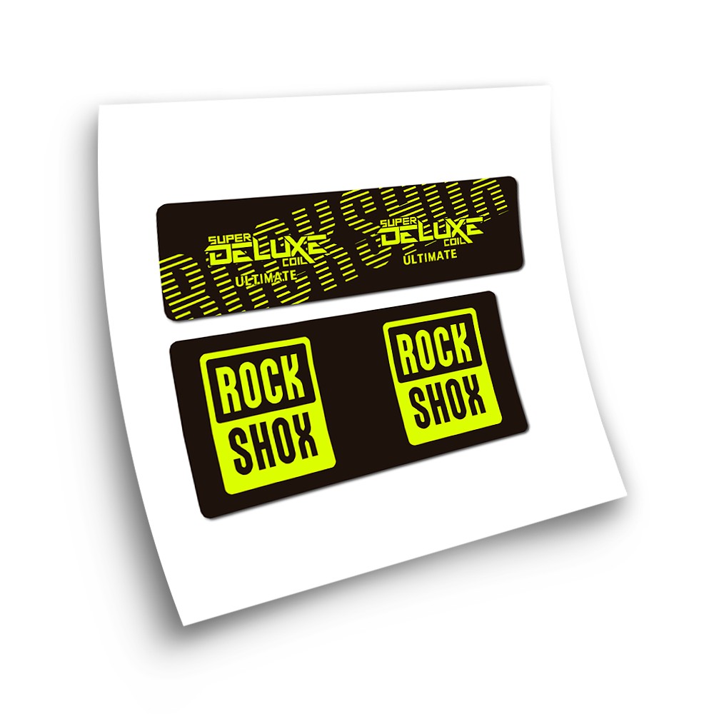 Naklejki Rock Shox Super Deluxe Coil Ultimate Year 2020 - Star Sam