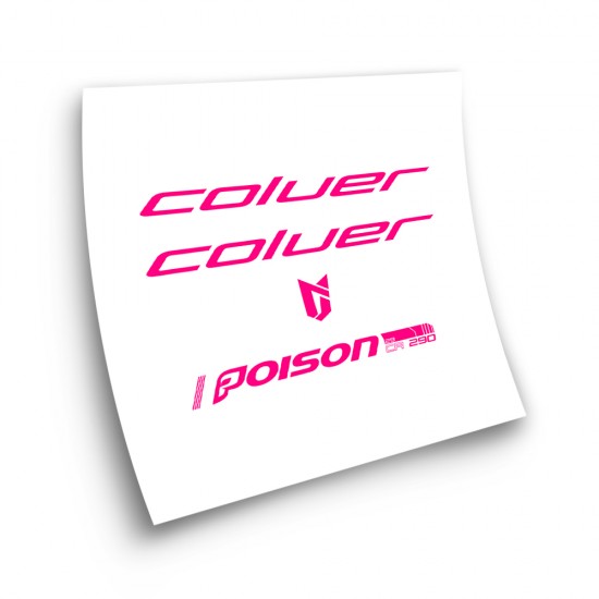 Αυτοκόλλητα πλαισίου ποδηλάτου Coluer Poison CR290 - Star Sam