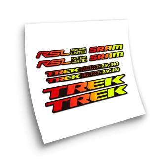 Stickers Velo Trek Factory Racing RSL Sram Degrade - Star Sam