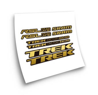 Trek Factory Racing RSL Degraded Frame Bike Sticker - Star Sam