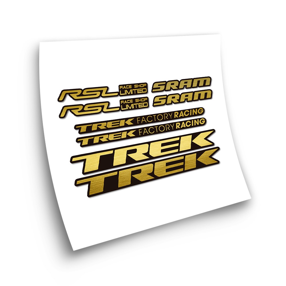 Trek Factory Racing RSL Degraded Frame Bike Sticker - Star Sam