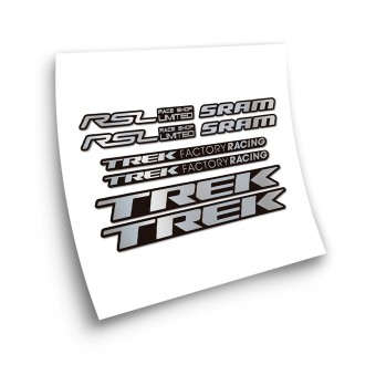 Trek Factory Racing RSL Degraded Frame Bike Sticker - Star Sam