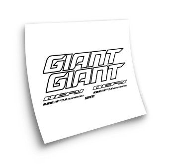 Αυτοκόλλητα πλαισίου ποδηλάτου Giant Defy die cut - Star Sam