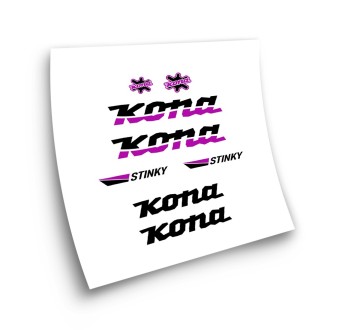 Αυτοκόλλητα πλαισίου ποδηλάτου Kona Stinky - Star Sam