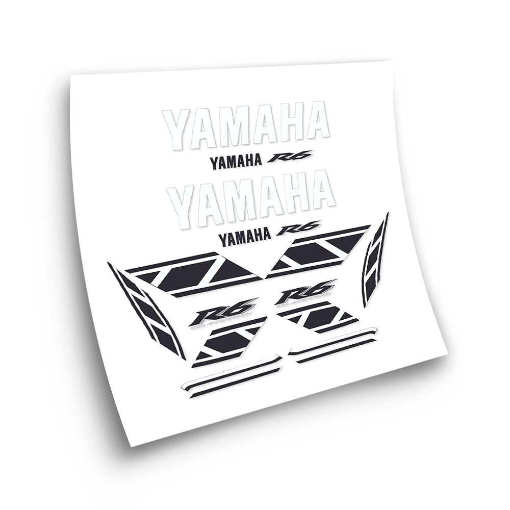 Yamaha YZF R6 50 Jahrestag Motorrad Aufkleber  2006 - Star Sam