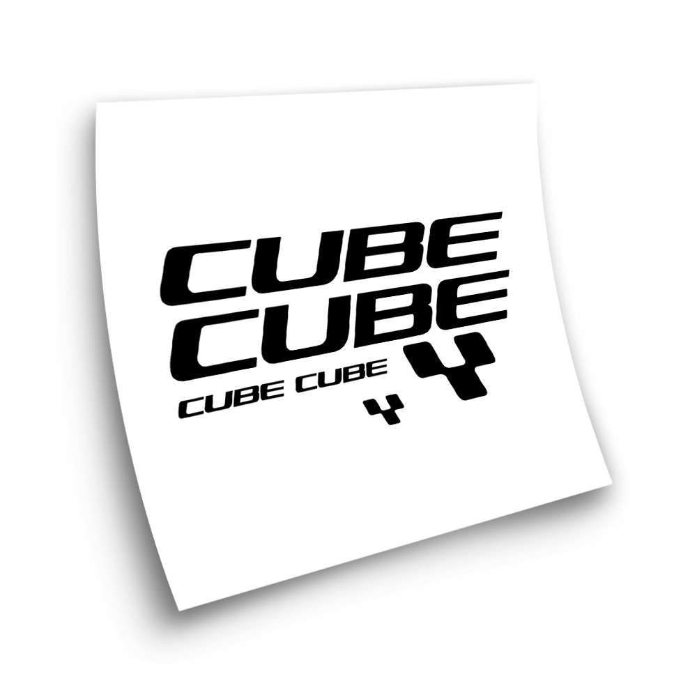 Pegatinas Para Cuadro De Bicicleta Cube 6 Logos - Star Sam