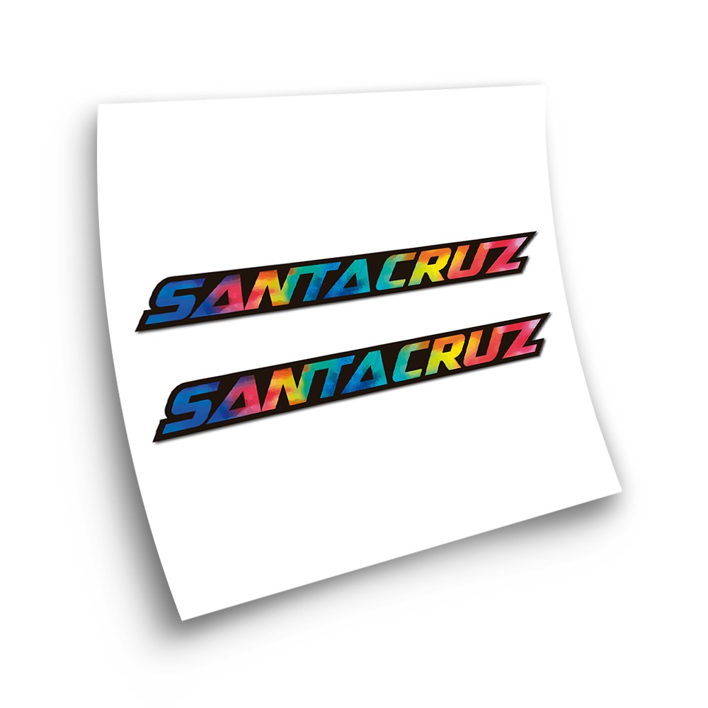 Stickers Pour Cadre de Velo Santa Cruz Tie Spiral - Star Sam