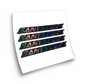 Stickers Pour Cadre de Velo Santa Cruz Galaxy - Star Sam