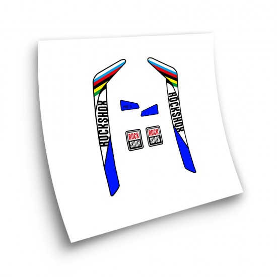 Naklejki rowerowe Rock Shox RS-1 World Cup 29 Mod 2 - Star Sam