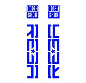 Αυτοκόλλητα ποδηλάτων Rock Shox Reba die-cut Έτος 2020 - Star Sam