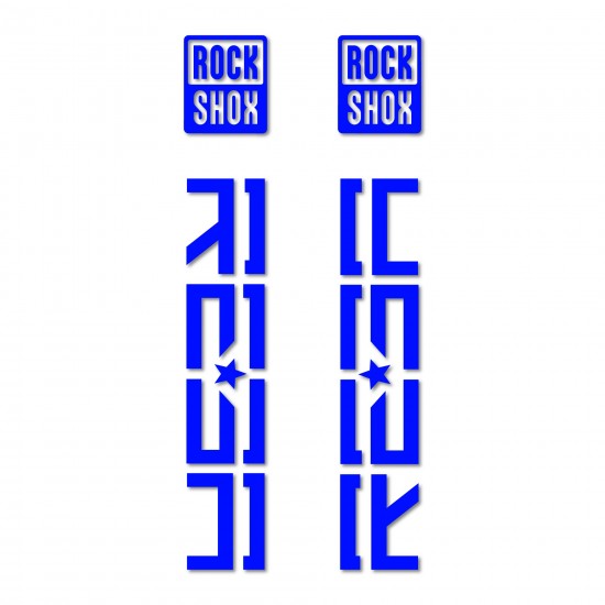 Αυτοκόλλητα ποδηλάτων Rock Shox Reba die-cut Έτος 2020 - Star Sam