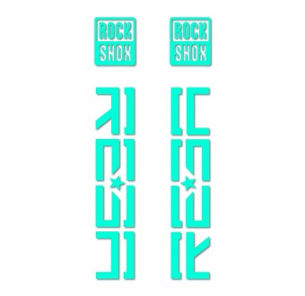 Αυτοκόλλητα ποδηλάτων Rock Shox Reba die-cut Έτος 2020 - Star Sam