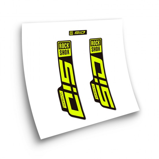 Rock Shox Sid Ultimate Fork Bike Sticker Year 2020 - Star Sam