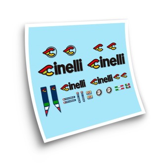 Stickers Pour Cadre de Velo Cinelli UCI Original Noir - Star Sam