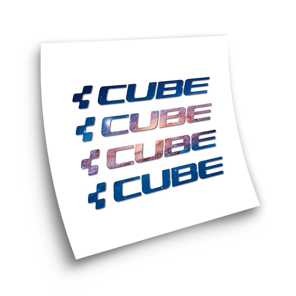 Stickers Pour Cadre de Velo Cube Modele X4 Galaxy - Star Sam