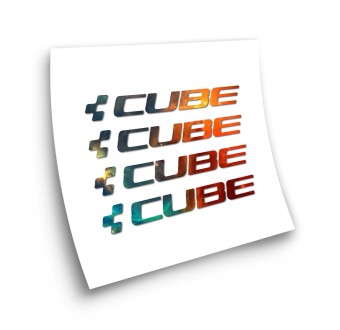 Cube X4 Galaxy Frame Bike Sticker Choose Your Colour - Star Sam