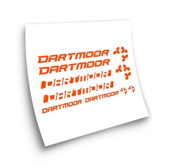 Dartmoor Frame Bike Sticker Choose Your Colour - Star Sam