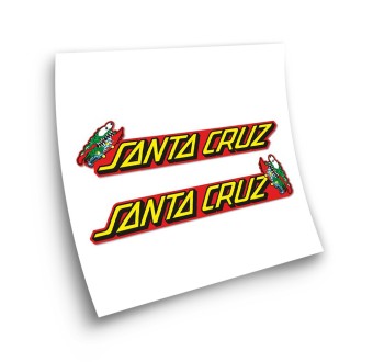 Santa Cruz Skateboarding Frame Bike Sticker - Star Sam